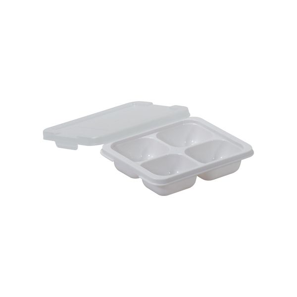 Pearl Metal NEW HC-125 Freezer Refrigeration Tray Container, Making Storage, Small 1.1 fl oz (30 ml) x 4 Blocks, Set of 2, Bento Box, Side Dishes, Baby Food, Made in Japan, Dishwasher Safe, Microwave Safe