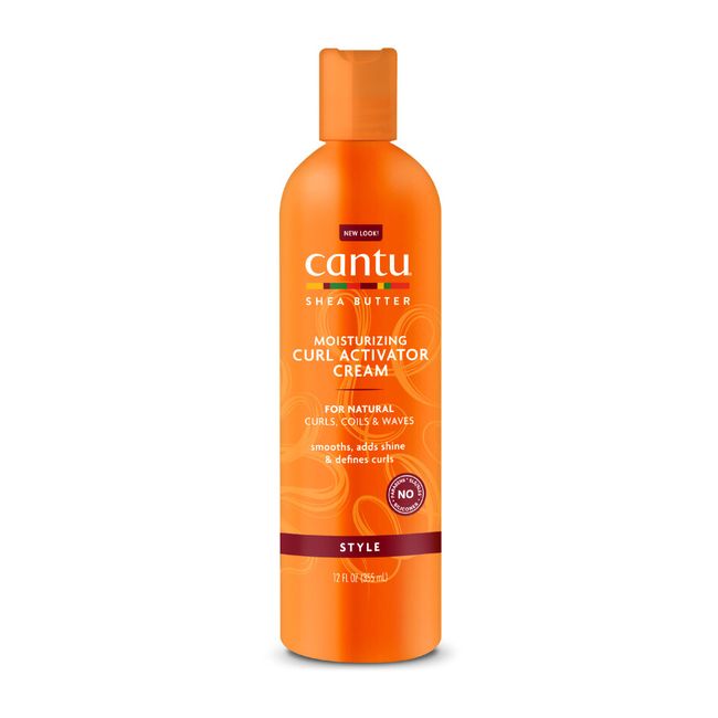 Cantu Moisturizing Curl Activator Cream with Shea Butter for Natural Hair, 12 fl oz