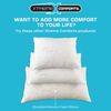 Xtreme Comforts Memory Foam Pillow - Cooling Slim Design for Side, Back, Stomach
