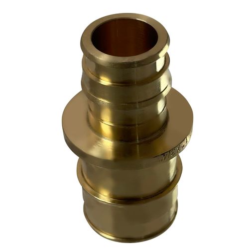 1 Piece XFITTING 1" x 3/4" Pex A Reducing Coupling, F1960 Pex A Expansion Coupling, Brass