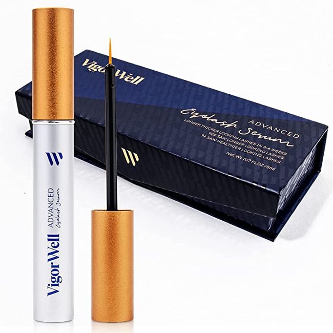 PAULINRISE Natural Eyelash Growth Serum and Brow Enhancer to Grow Thicker, Longer Lashes for Long, Luscious Lashes and Eyebrows[5ml]