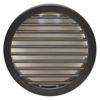ITC 4 1/4 INCH BLACK PLASTIC BOAT VENT COVERS (Pair)