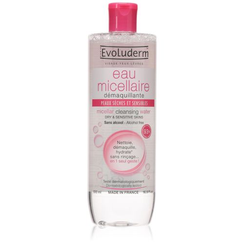 Evoluderm Micellar Cleansing Water Reactive Skins Dry & Sensitive 16.9 fl.oz