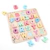 WonderBee Alphabet Wooden Chunky Puzzle Upper Case