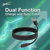 BoxWave Cable Compatible with Edifier WH950NB - DirectSync - USB 3.0 A to USB 3.1 Type C, USB C Charge and Sync Cable - 6ft - Black