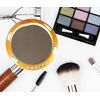 TechAffect Travel Magnifying Mirror with Light - Handbag Vanity Compact with LED Lamp for Makeup