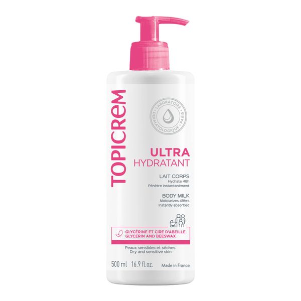 Topicrem Ultra Moisturising Body Milk 500ml