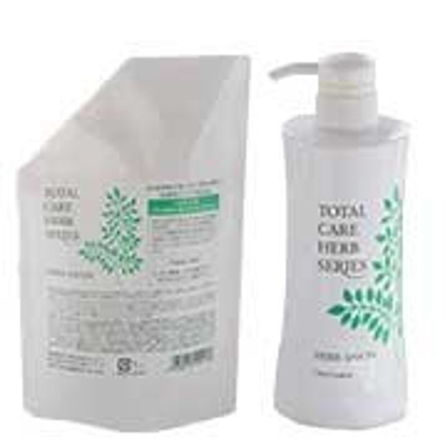 sixerukuru-ru Herbal Soaps [Full Body] Body Wash, Soap Pump Empty + Refill 500ml