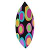 Bright, colorful abstract circle statement design Throw Pillow