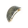 France Luxe Oval Ponytail Barrette, Opera Silver