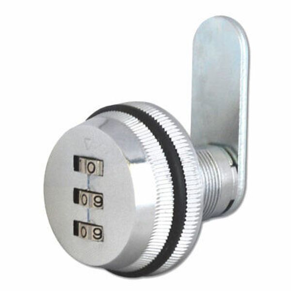 Asec 3 Digit Combination Camlock Silver (AS10467)