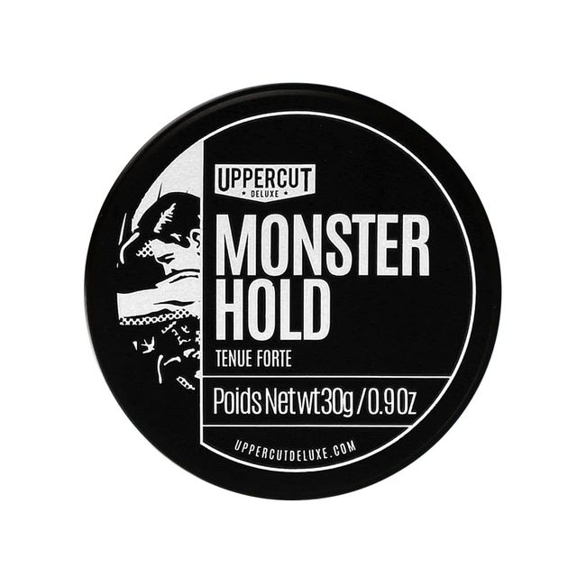 Uppercut Deluxe Monster Hold Pomade Midi for Men Strong Hold, Starke und Schwere Pomade mit Monster-Halt, Pomade auf Wachsbasis für Männer mit Mittlerem Glanz, 30g