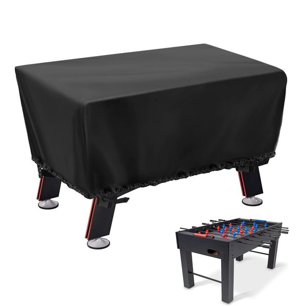 Andacar Foosball Table Cover,Waterproof football table cover Soccer Table Cover Outdoor Indoor Fooseballs Table Cover (57X45X30 inch)