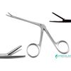 2 Pcs Alligator Forceps 3.3" & 8" ENT Surgical Ear Serrated Instruments
