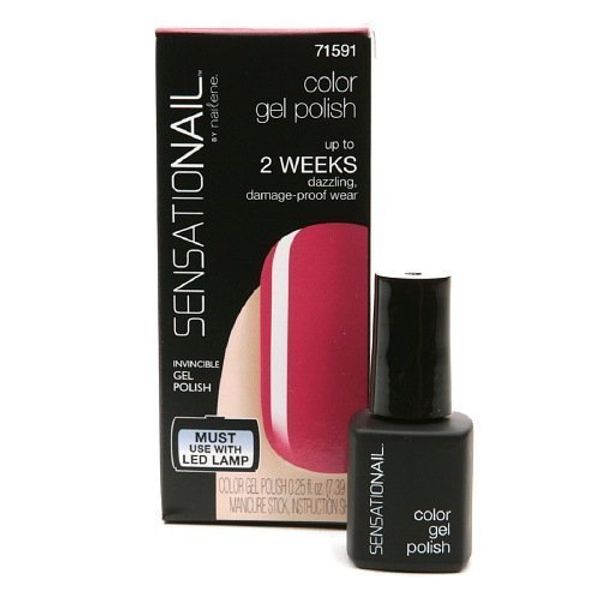 Sensationail Color Gel Polish, Pink Daisy 0.25 fl oz (7.39 ml) by AB