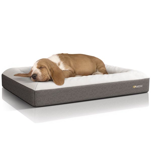 Dog Beds Medium Washable Pet Cushion Soft Warm Calming Memory Foam Waterproof UK
