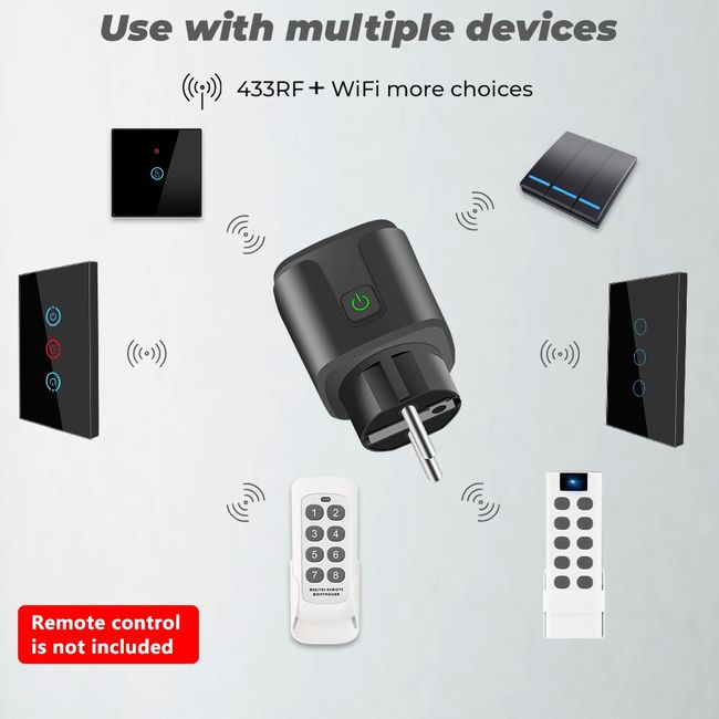 Wireless Multi-Function Socket Series with Remote Control