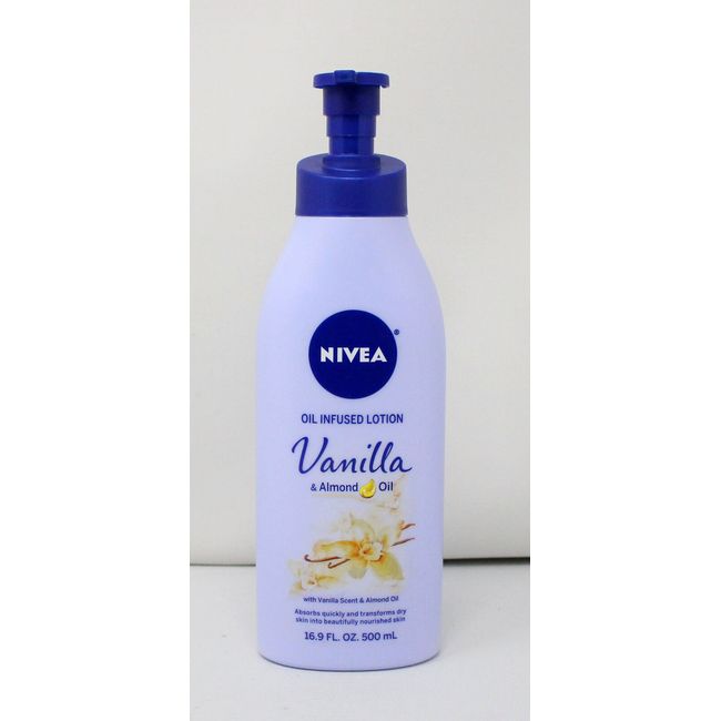 Nivea Oil Infused Lotion Vanilla & Almond Oil 16.9 Ounce