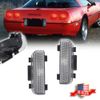 2PCS Clear Lens Tailgate Reverse Backup Lights Lamps for 1984-1990 Corvette C4