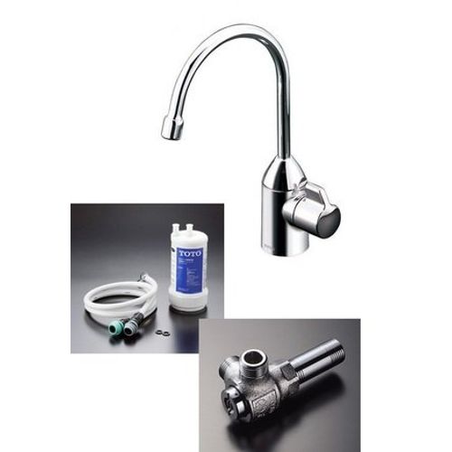 [TK301ASA+TK302B2+TK300C1] TOTO Built-in Water Filter Set (Free Faucet for Water Purifier + Water Filter Body + Stop Faucet)
