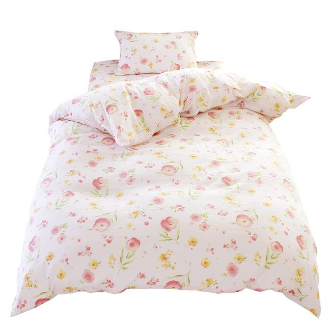 Merry Night MN623555-16 100% Cotton Double Layer Gauze Duvet Cover "Cocricot" Single Long, Pink