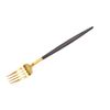 Cutipol GOA Dinner Fork, Black x Gold, Cutlery, New Life, Parallel Import