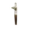 WindowParts WP Original Flexi Cockspur Right Hand Window Handle - Universal Adjustable Stack Height 9mm, 17mm, 22mm (Silver) (Silver)