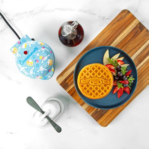 Uncanny Brands Hello Kitty Cinnamoroll Mini Waffle Maker - Cook With Your Favorite Puppy Character