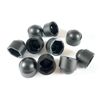 Plastic Dome Nut Protection Cap Covers (M12, 50 Pack, White)