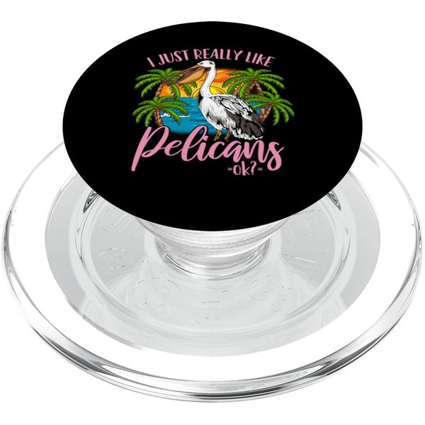 Pelican Bird Birdwatcher Gift PopSockets PopGrip for MagSafe