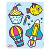 Maped Creative 907036 Window Stickers Craft Set of 5 Window Colours 25 ml Assorted