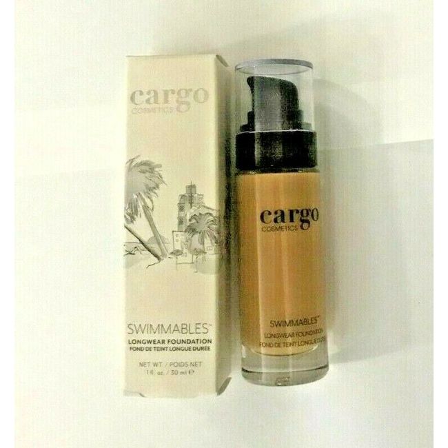 CARGO COSMETICS SWIMMABLES LONGWEAR FOUNDATION SF-50 1.0fl oz NEW IN BOX