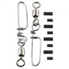 Scotty #1152 Coastlock Snap, Large, Stainless Steel, Black, 2per Pack