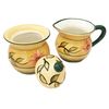ACK Ceramic Cream and Sugar Set (Country Sunflower)