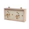 Chess Clock Analog Natural Wood