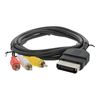 Cable for Microsoft Xbox Console Original 1.8M composite AV to RCA wire – black | ZedLabz