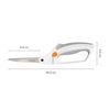 Fiskars Softgrip All-Purpose Scissors, Stainless Steel, White/Orange, 26 cm