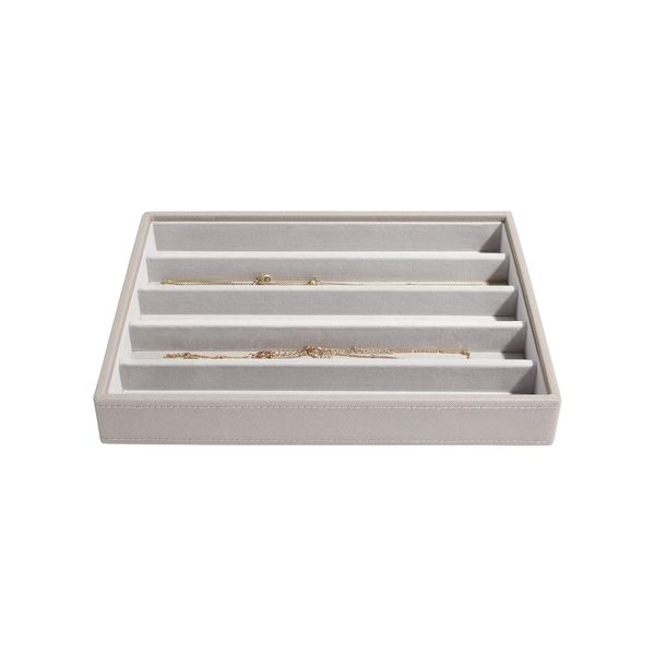 Stackers Taupe Schmuckschatulle Klassisch Halsketten-Fach