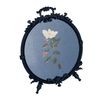 Creative Co-Op Floral Elegance Pewter Frame, Blue