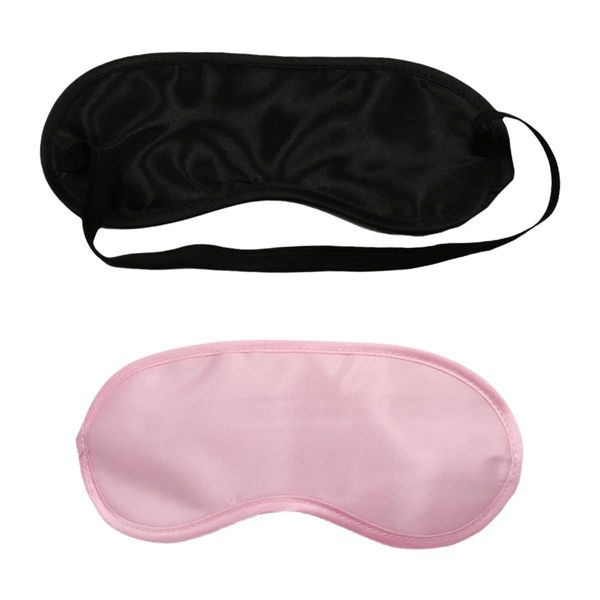 marysgift Eye Masks for Sleeping 2 Pcs Blackout Sleep Eye Mask Soft Silk Eye Cover Blindfold Adjustable for Kids Adult Women,YZ0236