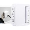 Pro Side-Access Swivel Sur Protector, 5-Outlet Extender with 2 USB Ports, Wall T