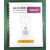 RIgExpert AA-55 Zoom Instruction Manual: Full Color & Protective Covers!