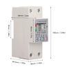 Power Meter Switch Energy Circuit Breaker Meter Switch, Smart Digital LCD Display Power Meter Switch for Tuya, Power Meter Switch Multi Function Protector with Metering AC85-300V
