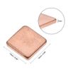 sourcing map Flat IC Chipset Thermal Copper Heatsink for CPU GPU 15 x 15 x 2mm 10pcs