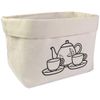 Large 'Tea Set' Canvas Organiser/Storage Bag (OR00030960)