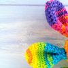 Crochet Kit - Lollipop the Rainbow Bunny Complete Beginner Kit - Learn to Crochet