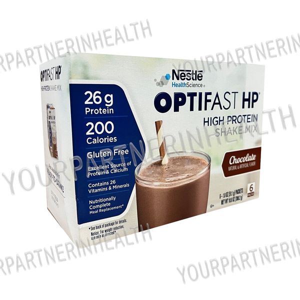 OPTIFAST® HP POWDER SHAKES |10 BOXES | 60 SERV | CHOCOLATE FLAVOR | NEW & FRESH