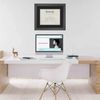 CustomPictureFrames.com 15x18 Black Diploma Frame with Black on Silver Double Mat for 11x14 Degrees