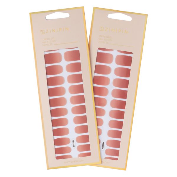 ZINIPIN KB00078 Simple Stick Nail Seal, Basic Rose, Set of 2