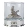 Whisky Glass with a Pewter Pheasant in a Presentation Box
